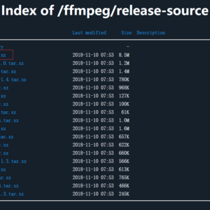 CentOs7.5+宝塔下安装FFmpeg 4.1